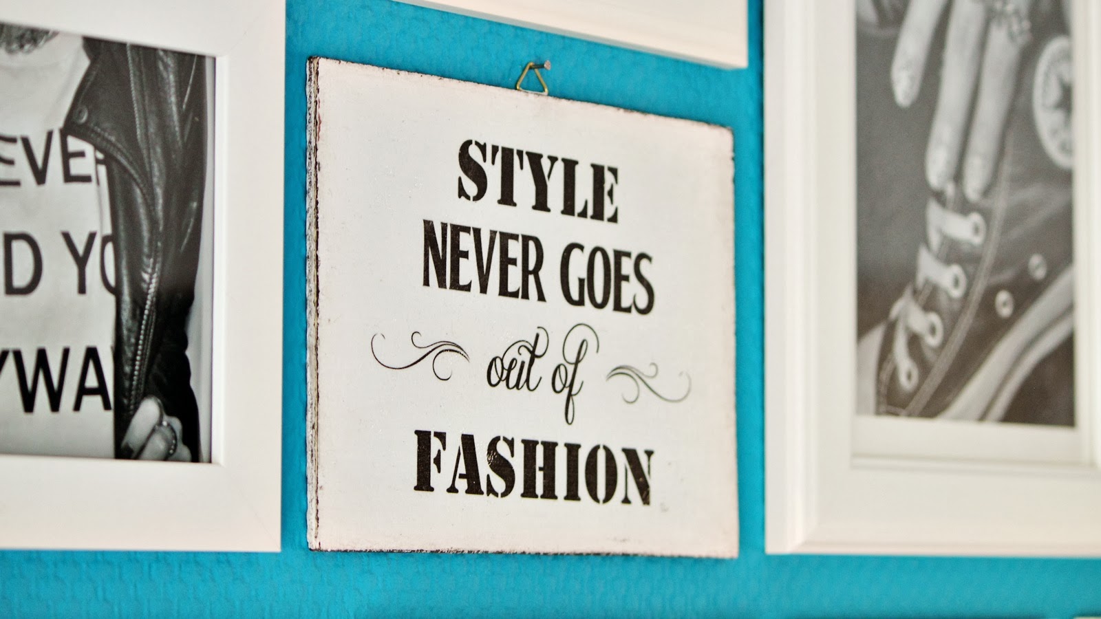 Erste eigene Wohnung Schlafzimmer Deko Wandschild Fashion Style - Lavie