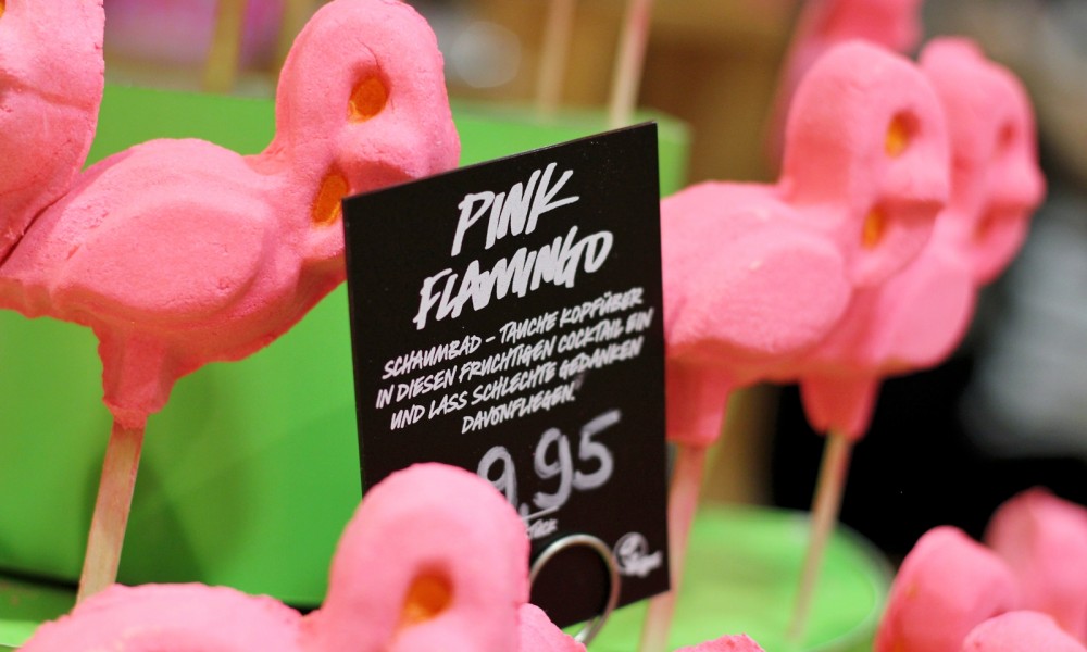 Pink Flamingo Schaumbad Lush Cosmetics 5