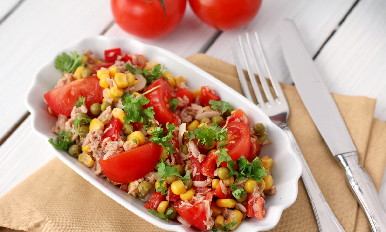 Thunfisch Tomaten Salat — Rezepte Suchen