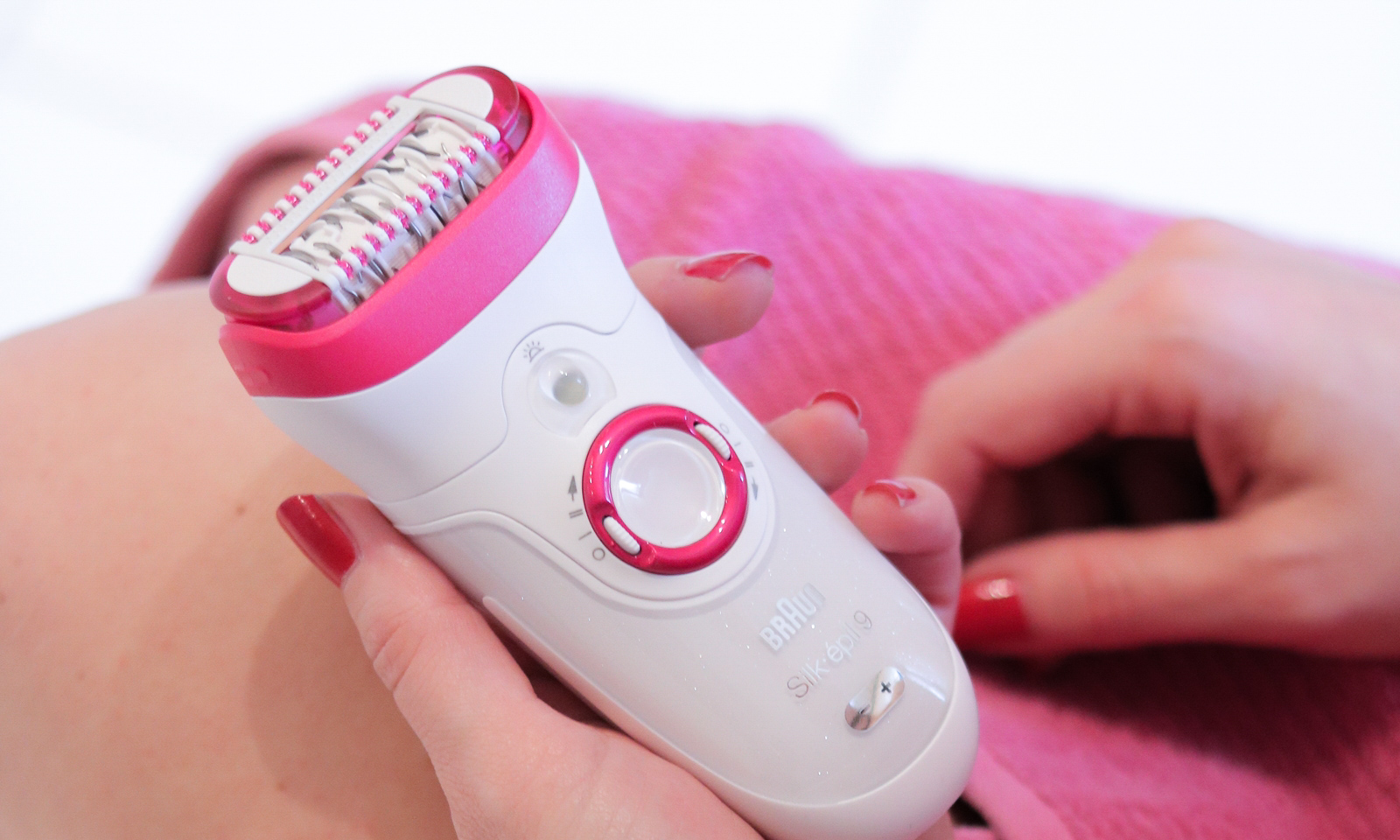 Epil Twist Profi Diamant-epilierer Set Pink braun-silk-epil-9-music-edition-pink-epilierer-duschradio-2-von-16