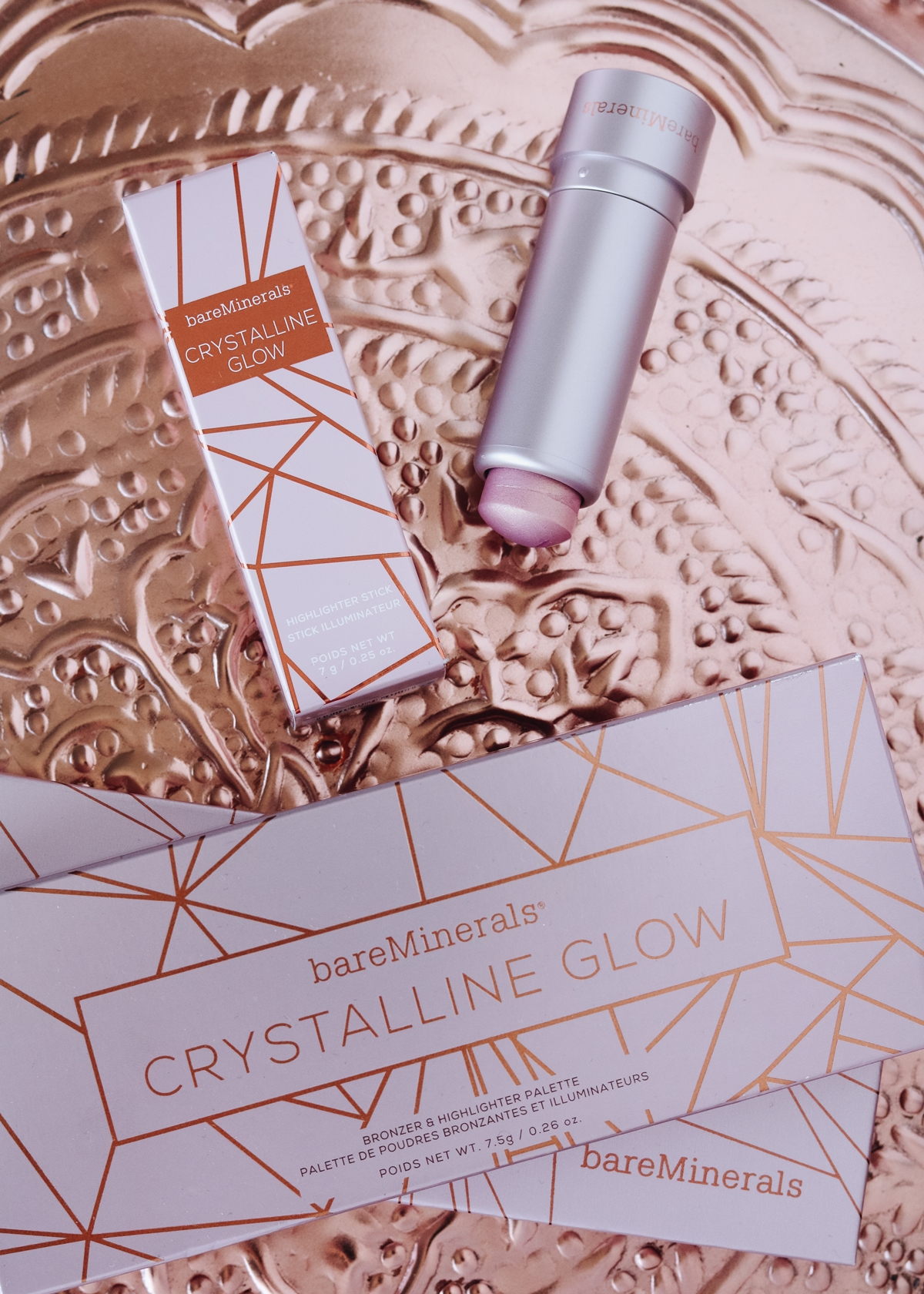 BAREMINERALS | CRYSTALLINE GLOW & BRONZER & HILIGHTER PALETTE